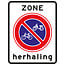 RVV verkeersbord E03ZBH | Zonebord | Parkeerverbod fietsers/brommers