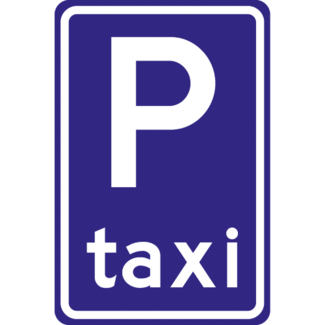 RVV verkeersbord E05 | Parkeerplaatsbord | Taxi