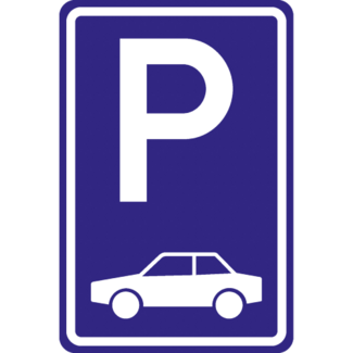 RVV verkeersbord E08 | Parkeerplaatsbord | Autoplaats