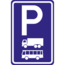 RVV verkeersbord E08A | Parkeerplaatsbord | Vrachtwagen-/busplaats