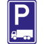 RVV verkeersbord E08C | Parkeerplaatsbord | Vrachtwagenplaats
