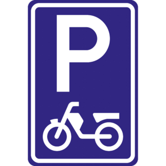 RVV verkeersbord E08E | Parkeerplaatsbord | Brommerplaats