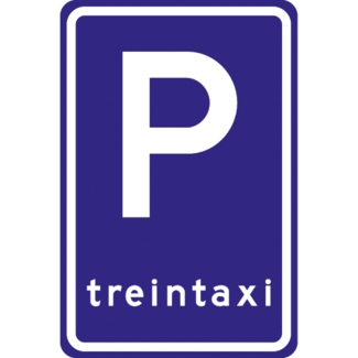 RVV verkeersbord E08H | Parkeerplaatsbord | Treintaxiplaats