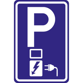 RVV verkeersbord E08O | Parkeerplaatsbord | Oplaadplaats