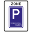 RVV verkeersbord E09ZB | Zonebord | Parkeerplaats vergunninghouders