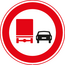 RVV verkeersbord F03 |  Inhaalverbod | Vrachtwagens