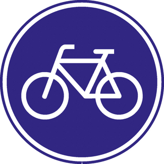 RVV verkeersbord G11 | Gebiedsbord | Fietspad