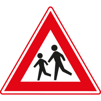 RVV Verkeersbord J21 | Waarschuwing spelende kinderen