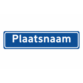 RVV verkeersbord H01A | Bebouwde kom/plaatsnaambord  |