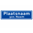RVV verkeersbord H01B | Plaatsnaam-/gemeentebord  | 7 -16 tekens