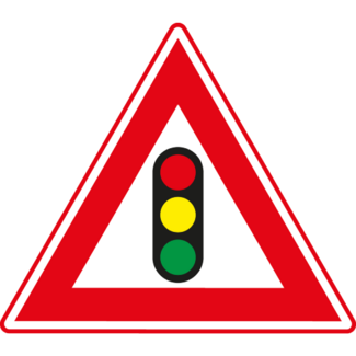 RVV Verkeersbord J32 | Waarschuwing voor verkeerslichten