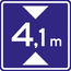 RVV verkeersbord L01 | Informatiebord  | Doorrijhoogte 4 m