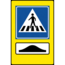 RVV verkeersbord L02OB15F | Informatiebord  | Zebrapad/drempel