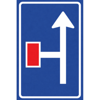 RVV verkeersbord L09-2L | Informatiebord  | Doodlopende straat links