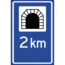 RVV verkeersbord L13 | Informatiebord  | Tunnelaankondiging