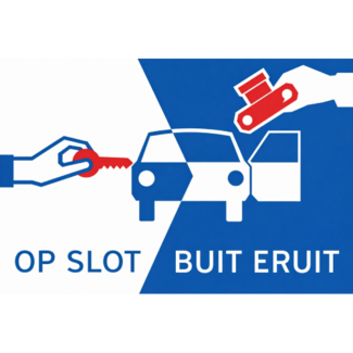 RVV verkeersbord L207 | Informatiebord  | Auto op slot