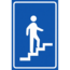 RVV verkeersbord L301RB | Informatiebord  | Trap naar boven