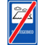 RVV verkeersbord L306E | Informatiebord  |Einde stiltegebied