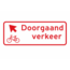 RVV verkeersbord BW02-LB | Fietsverkeer  | Schuin linksaf