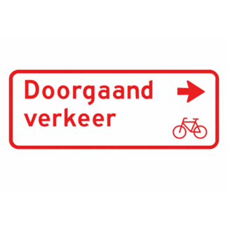 RVV verkeersbord BW02-R | Fietsverkeer  | Rechts