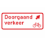 RVV verkeersbord BW02-RB | Fietsverkeer  | Schuin rechts