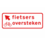 RVV verkeersbord BW07-LB | Fietsers oversteken  | Schuin links