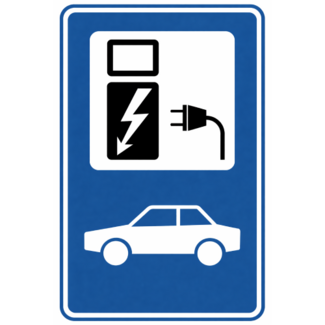 RVV verkeersbord BW101SP19 | Laadpunt auto's  |