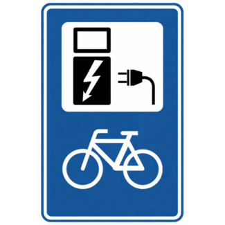 RVV verkeersbord BW101SP20 | Laadpunt fietsen  |