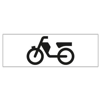 RVV Verkeersbord OB03 | Onderbord | Bromfietser