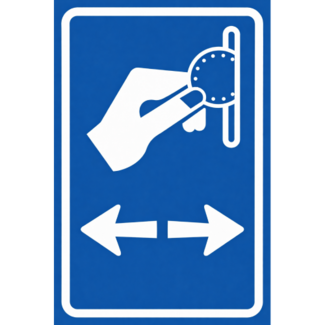 RVV verkeersbord BW111LR | Betaald parkeren  | Links-/rechtsaf