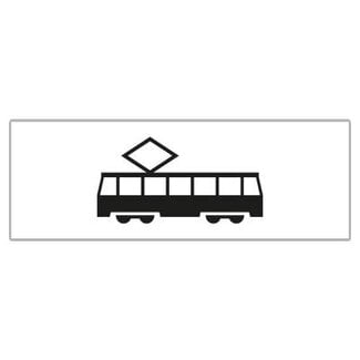 RVV Verkeersbord OB14 | Onderbord | Tram