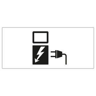 RVV Verkeersbord OB19 | Onderbord | Elektrische voertuigen