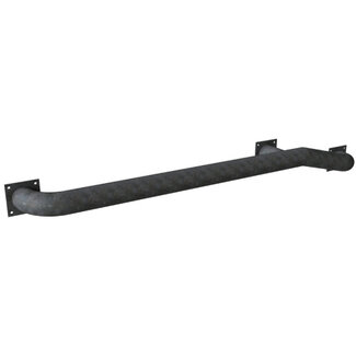 Wieldwinger geknikt laad-en-losdok vrachtwagen blank