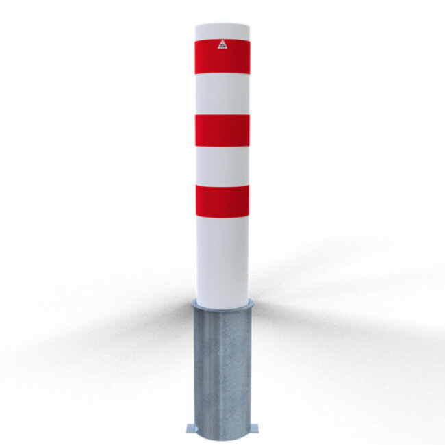 Rampaal rood-wit Ø 193mm uitneembaar