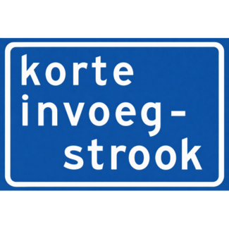 RVV verkeersbord BB05 | Korte invoegstrook |