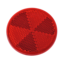 REFLECTOR ZELFKLEVEND ROOD ROND 60mm