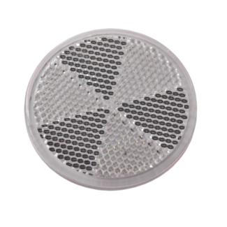 REFLECTOR ZELFKLEVEND WIT ROND 60mm