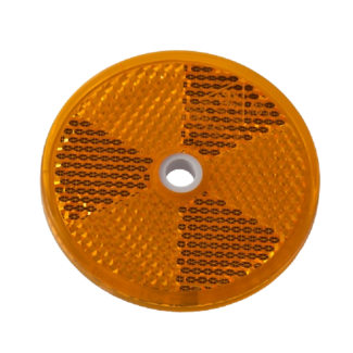 REFLECTOR ORANJE ROND 60mm