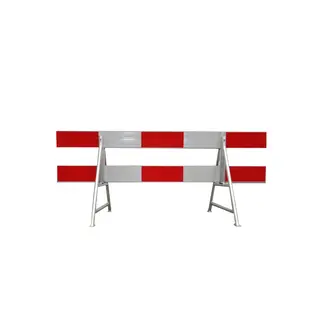 Aluminium schrikhek 250cm met dubbelzijdige reflectie - huren