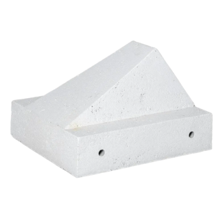 Schrikblok / schampblok 60x50x40 cm - wit