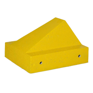 Schrikblok / schampblok 60x50x40 cm - geel