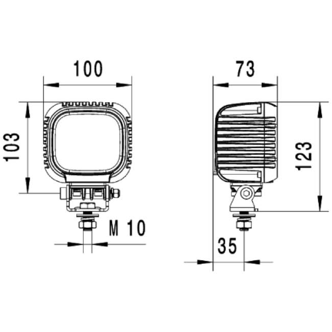 HELLA LED werklamp ValueFit S3000/S5000 12 - 24V - Universele wegverlichting - Ruime spreiding