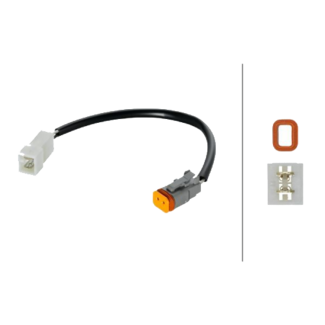 HELLA Kabelset werklampen - Adapter Deutsch stekker - 200 mm