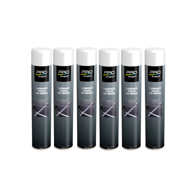 Pro-Paint PRO-Paint Lijnmarker spuitbus 750 ml - Wit