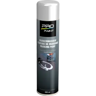 Pro-Paint Markeringsverf spuitbus 600 ml - Wit