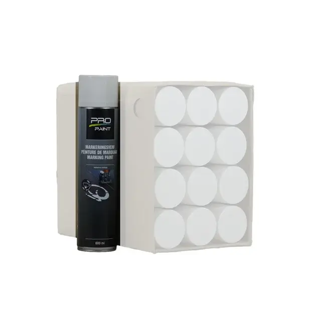 Pro-Paint Markeringsverf spuitbus 600 ml - Wit