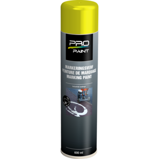 Pro-Paint Markeringsverf spuitbus 600 ml - Geel