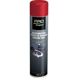 Pro-Paint Markeringsverf spuitbus 600 ml - Rood