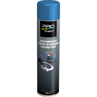 Pro-Paint Markeringsverf spuitbus 600 ml - Blauw