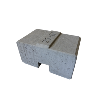 Ballastblok Beton 23 kg voor Tenten & Bouwhekken | 32x20x17 cm